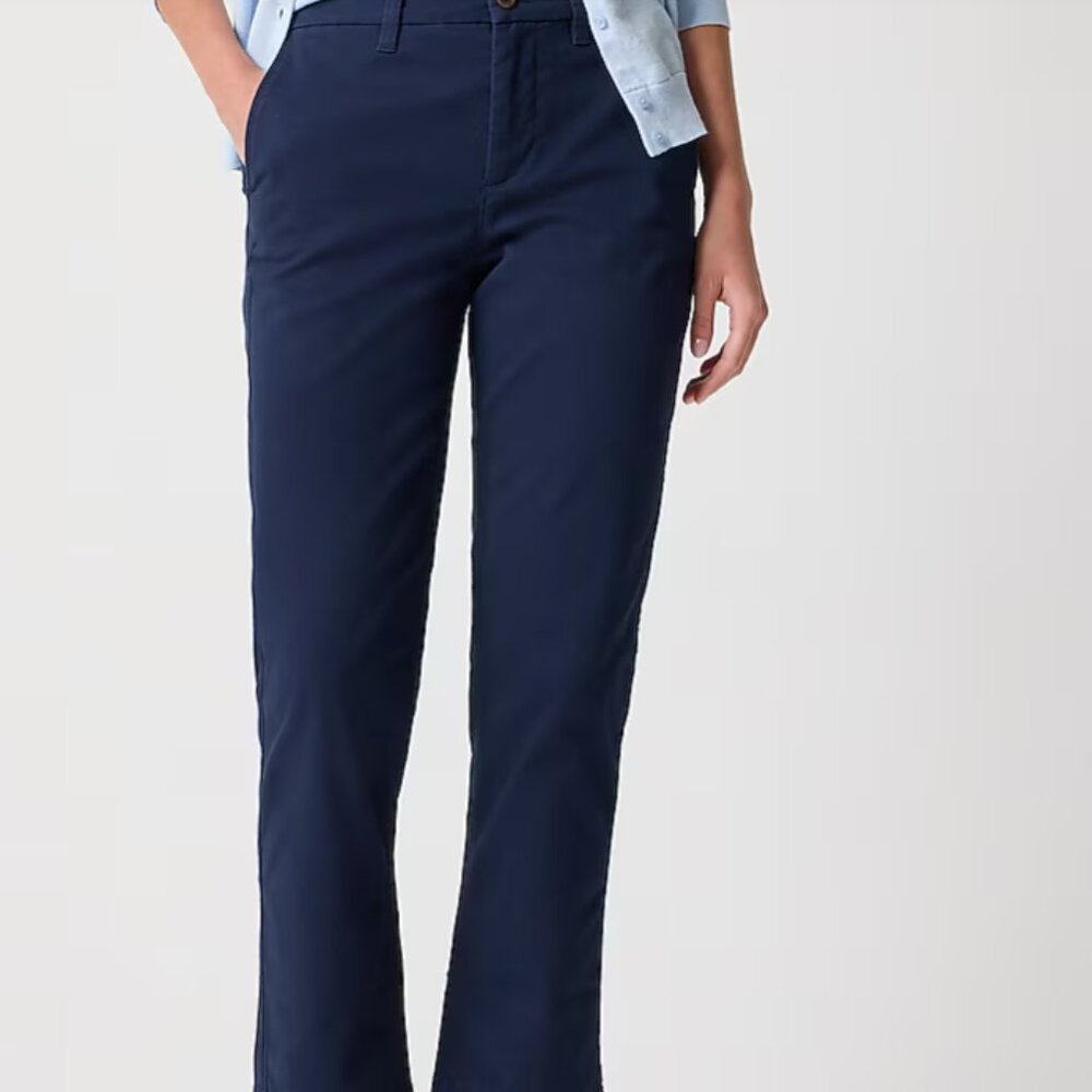J. Crew Factory High rise girlfriend chino pant